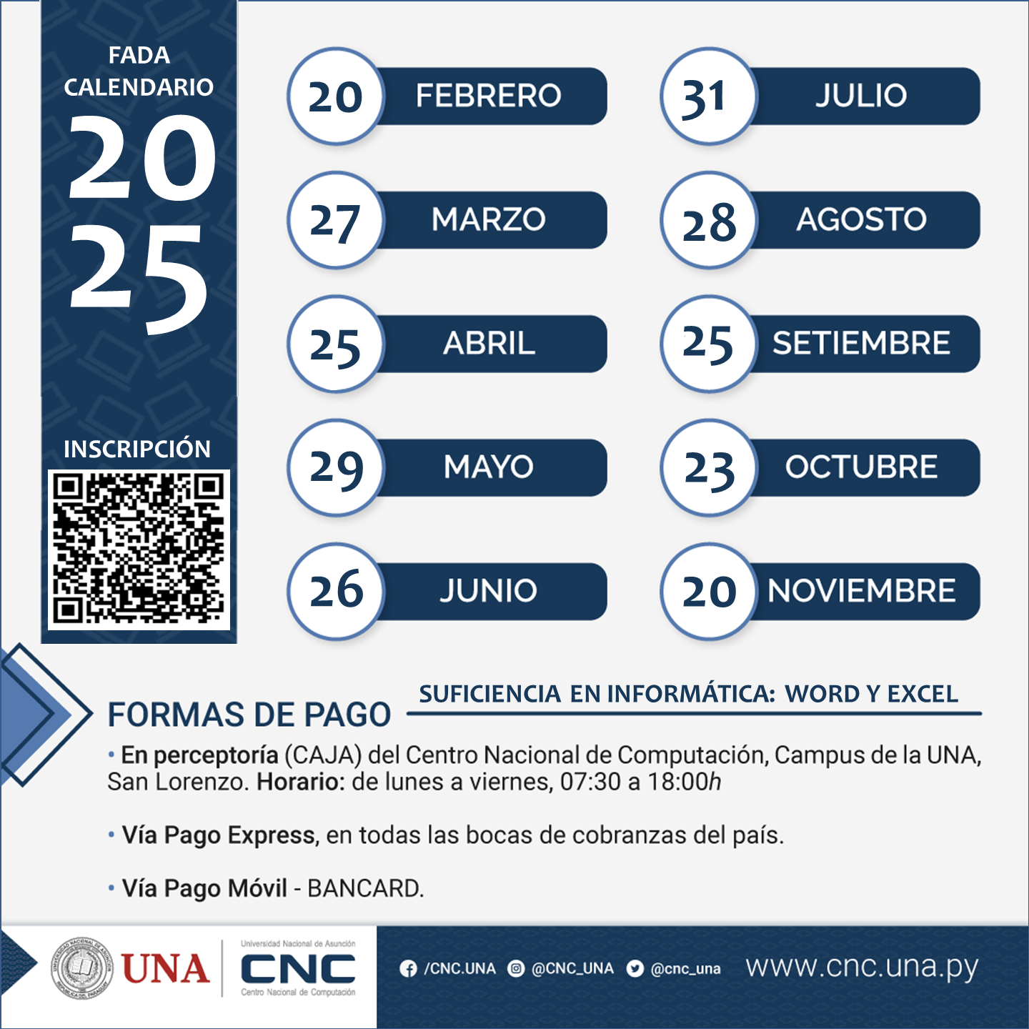 Fechas de Exámenes